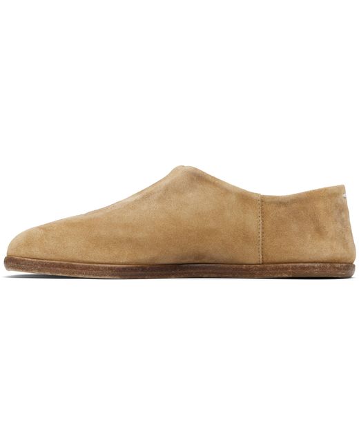 Maison Margiela Brown Tabi Babouche Split-Toe Loafers