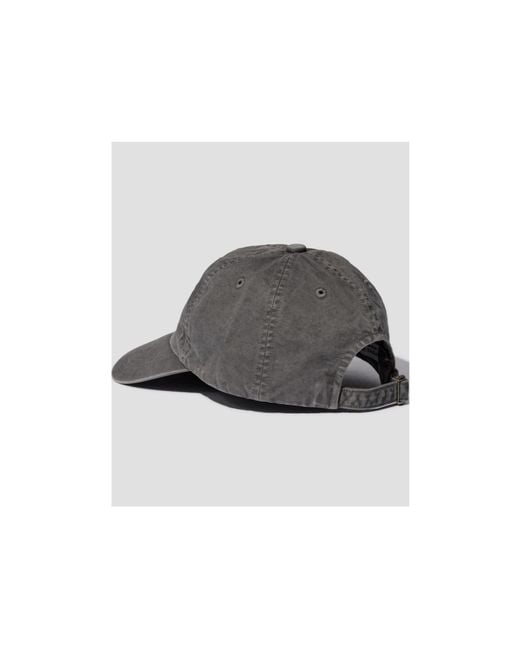 Auralee Gray Adjustable Baseball Cap for men