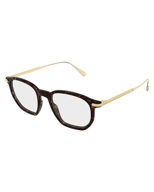 Cartier White Square Frame Glasses for men