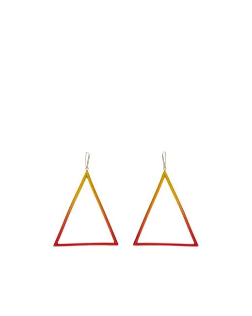 Isabel Marant Orange Metal Earrings