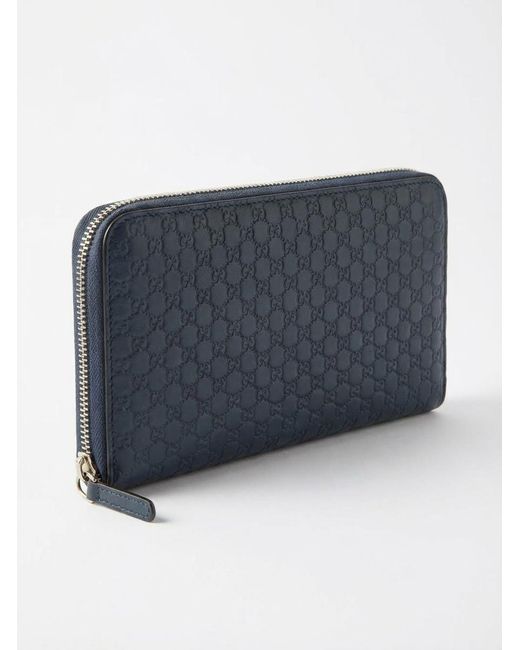 Gucci Blue Printed Purse