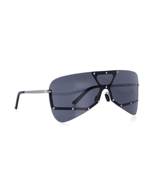 Rick Owens Blue Frameless Sunglasses for men