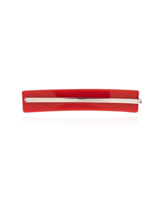 Versace Red Plex Hair Clip