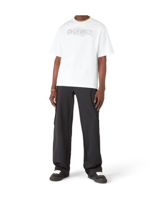 Casablanca Black Oversized Panelled Sweatpants for men