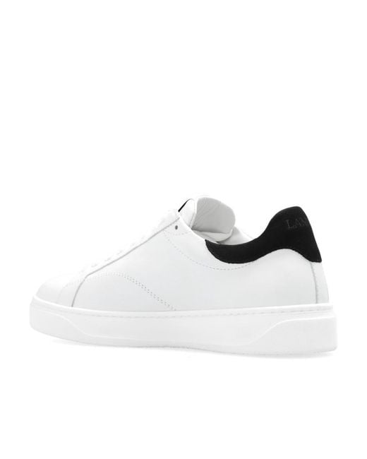 Lanvin White Low-Top Sneakers