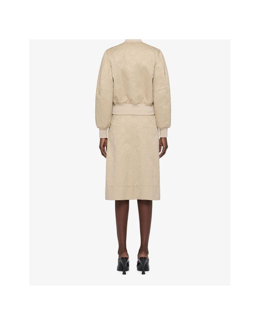 Givenchy Natural Belted Midi Trench Skirt