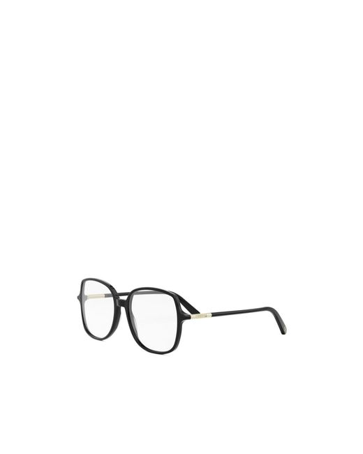 Dior White Eyewear Square Frame Glasses for men