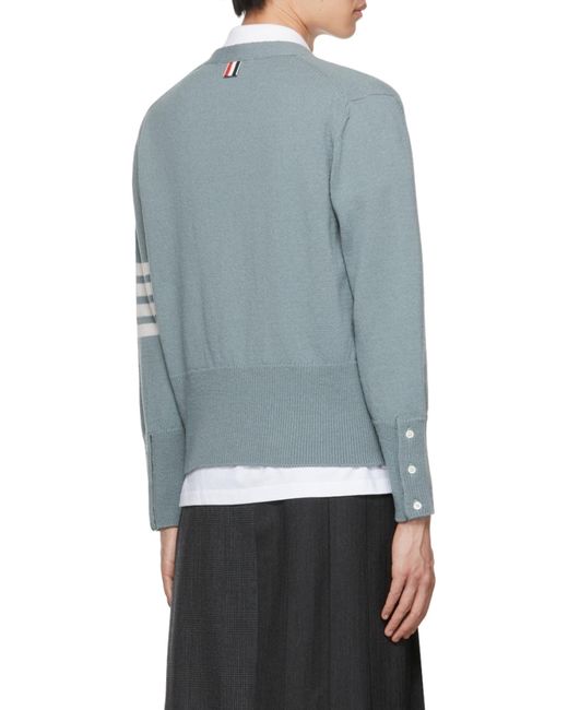 Thom Browne White Rwb Stripe Polo Shirt for men