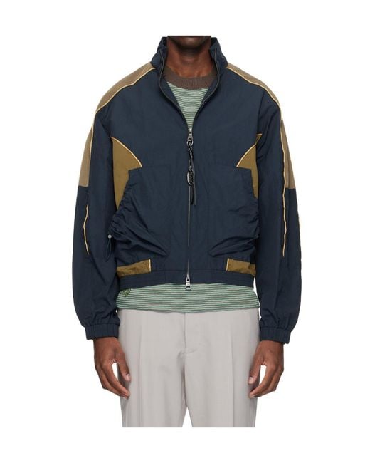 ANDERSSON BELL Blue Patchwork Jacket for men
