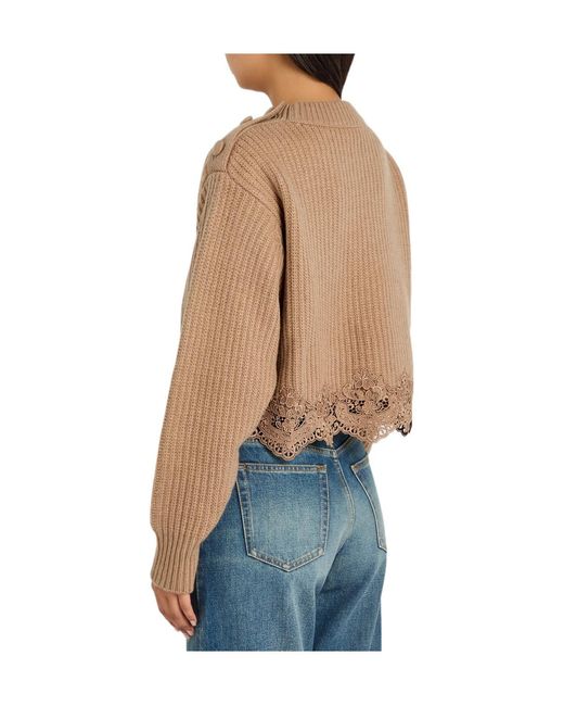 Chloé Natural Cashmere-Blend Jumper