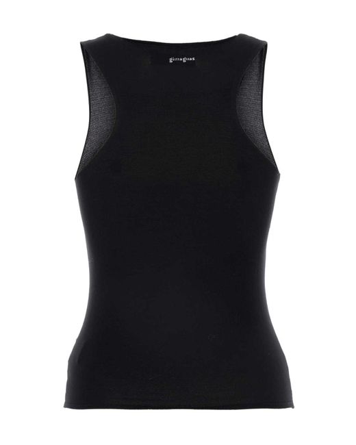 GIMAGUAS Black Galu Stretch Sleeveless Tank Top