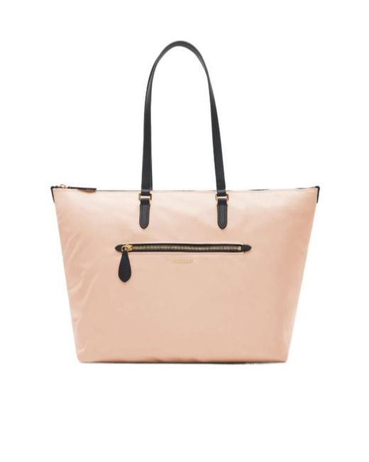 Burberry Natural Nylon Zip Tote