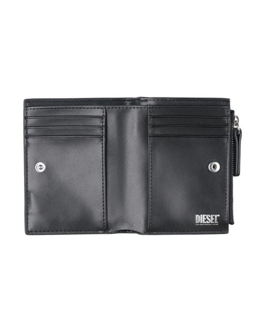 DIESEL Black Minimalist Wallet