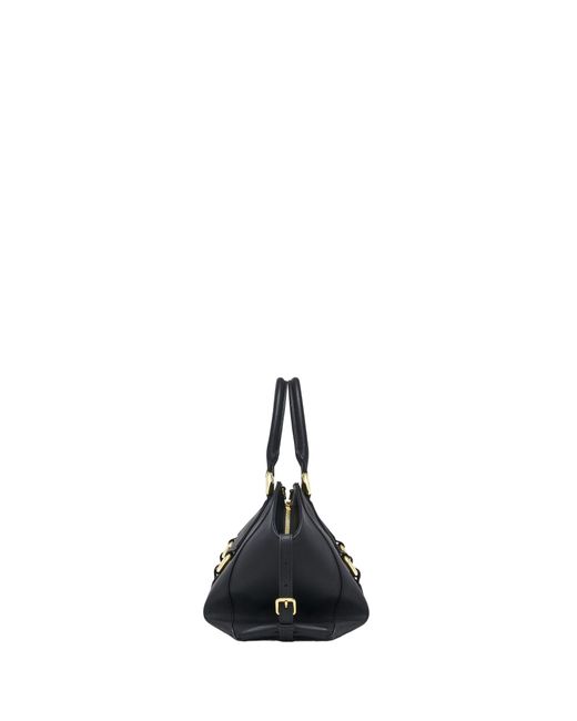 McQueen Black Farringdon Medium Tote Bag