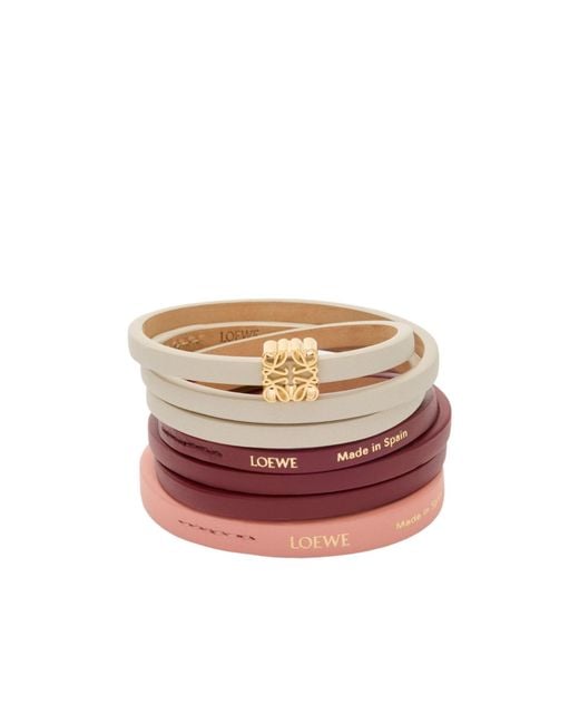 Loewe White Twist Double Bracelet