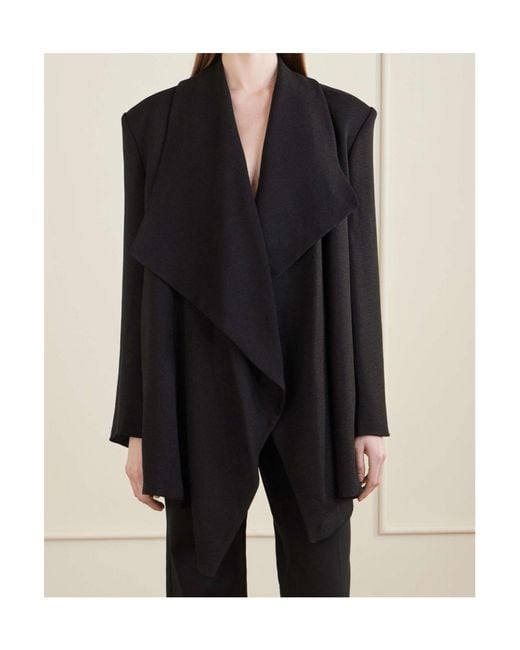 TOVE Blue Goldie Crepe Blazer