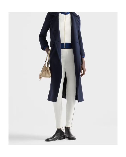 Prada White Fleece Leggings