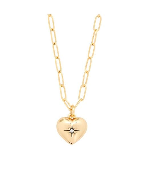 COACH Metallic Iconic Heart Necklace