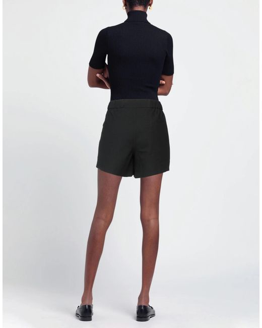 Ganni Black Drawstring Shorts