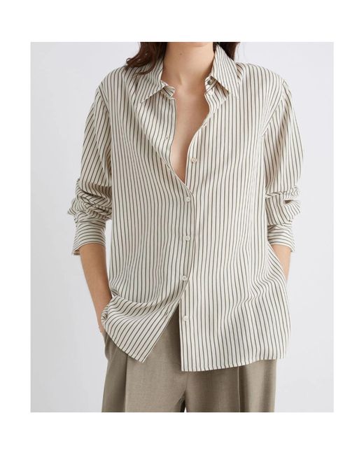 Marella White Washed Twill Shirt