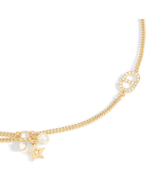 Dior White Petit Cd Multi Necklace