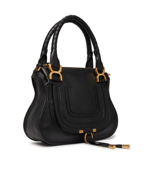 Chloé Black Detachable Shoulder Strap Zipper Opening And Closing Shoulder Bag