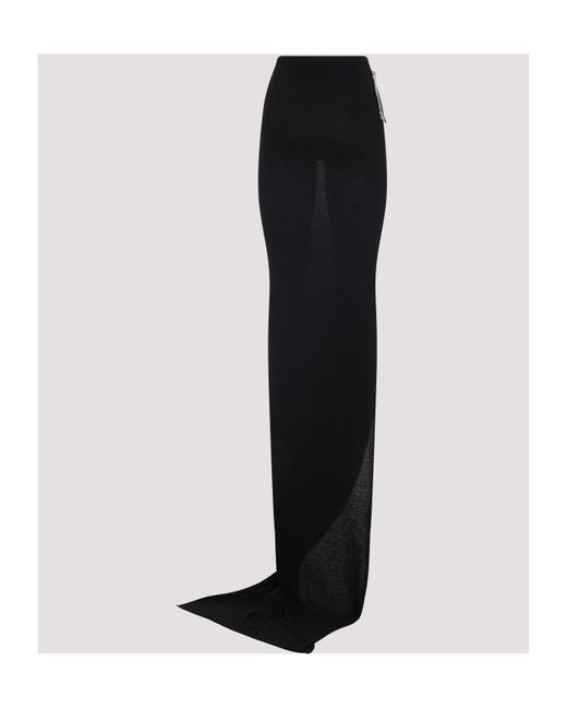 Rick Owens Black Edfu Skirt
