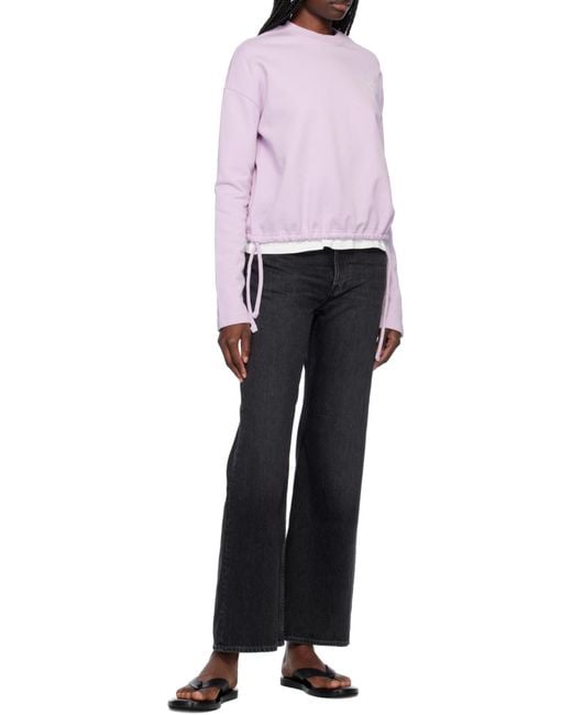 AMI Purple Ami Ami De Coeur Sweatshirt