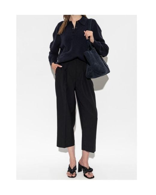 Anine Bing Black Brice Chino Trousers