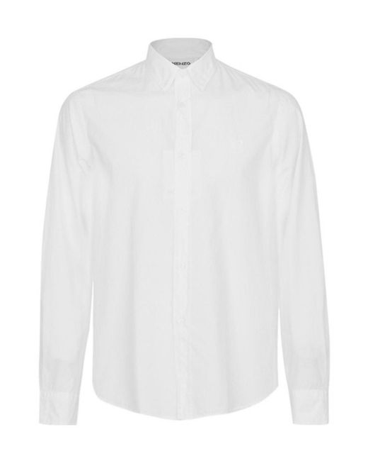 KENZO White Classic Shirt for men