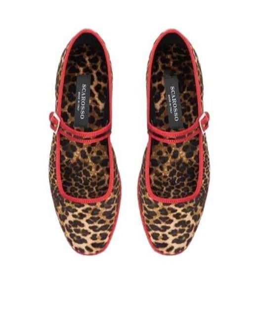 Scarosso Red Petra Velvet Slippers