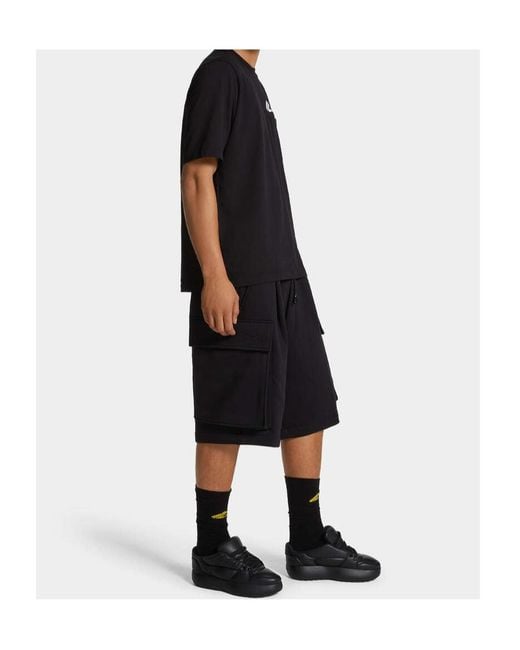 DSquared² Blue Icon Balloon Cargo Shorts for men