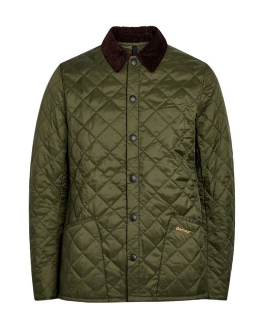Barbour Green Quilted Jacket for men