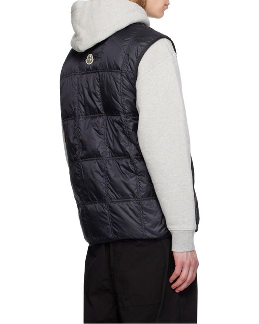 Moncler Blue X Frgmt Vaile Packable Down Gilet for men