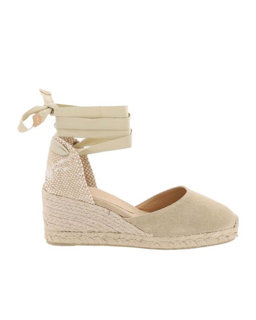 Castaner Metallic Carina 60Mm Wedge Espadrilles