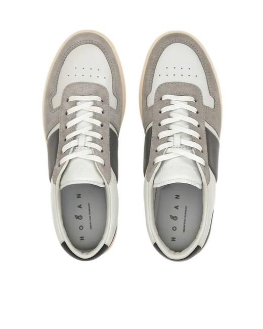 Hogan White H-Tv Sneakers for men