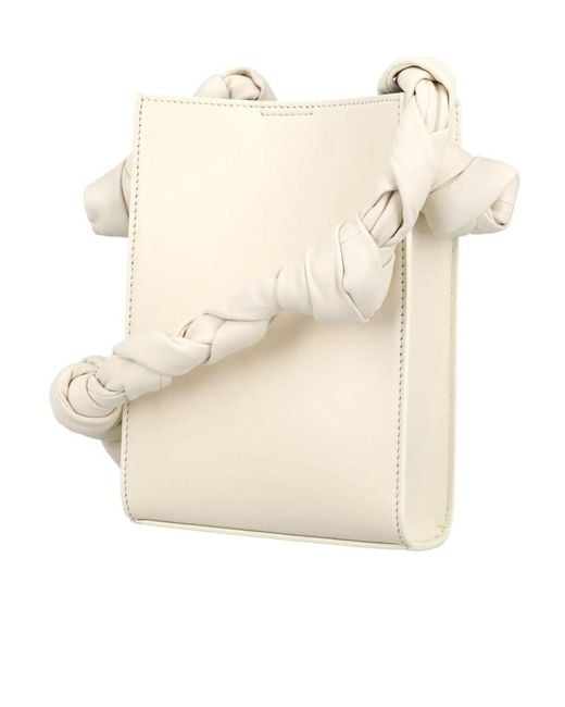 Jil Sander Natural Tangle Knot Detailed Shoulder Bag