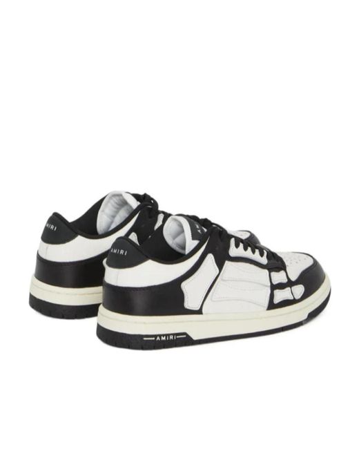 Amiri White Low-Top Lace-Up Sneakers for men