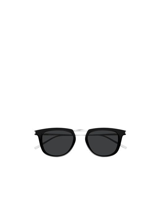 Saint Laurent White Eyewear Square Frame Sunglasses for men