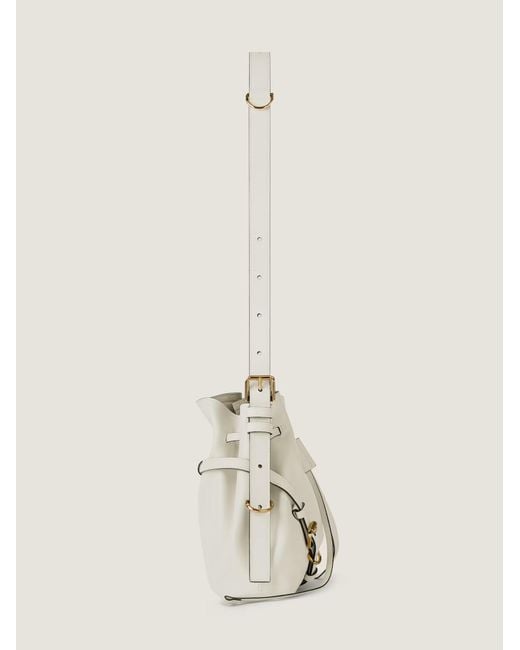 Givenchy White Small Voyou Bucket Bag