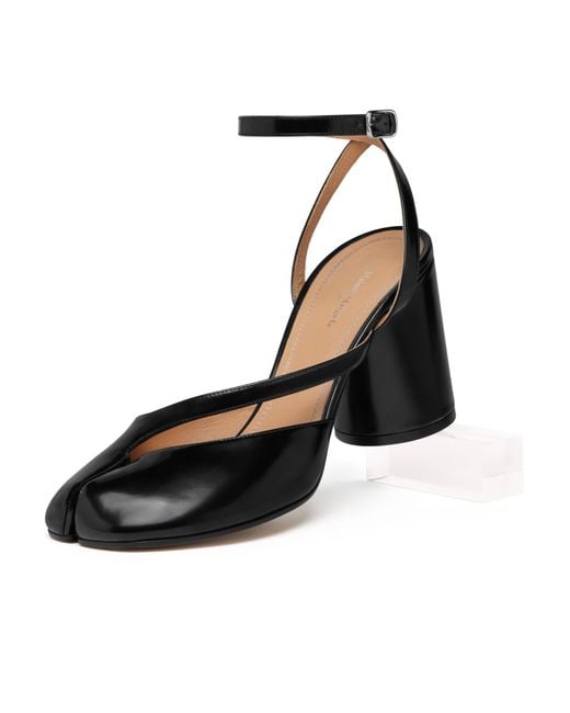 Maison Margiela Black Tabi Sandal Pump