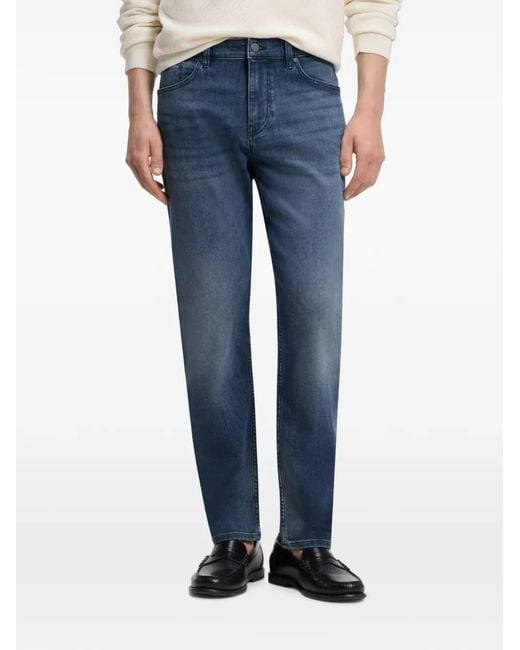 Boss Blue Regular-Fit Jeans for men