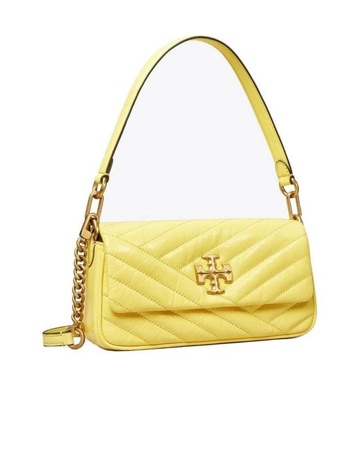 Tory Burch Yellow Kira Small Shoulder Bag