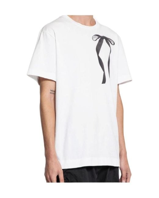 Simone Rocha White Crew Neck T-Shirt for men