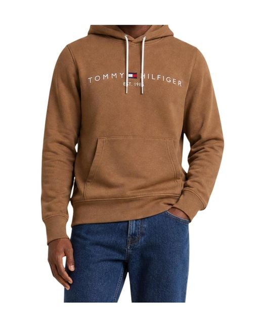 Tommy Hilfiger Brown Long-Sleeve Sweatshirt for men