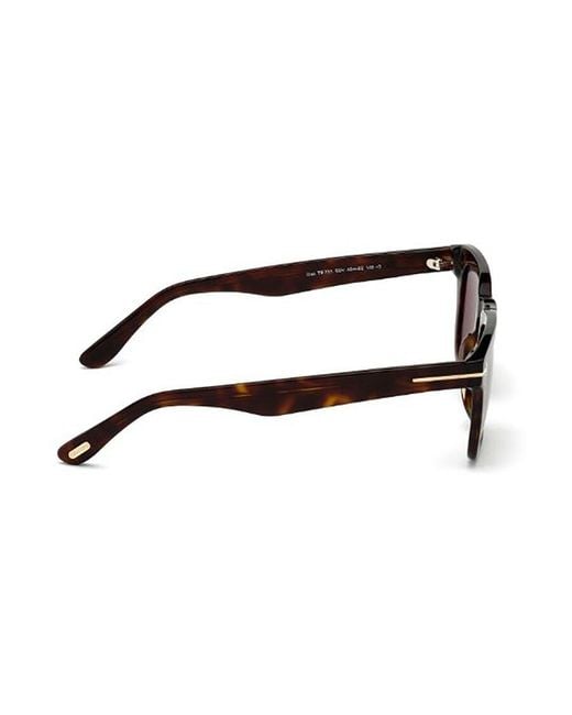 Tom Ford Green Eyewear Square Frame Sunglassses for men