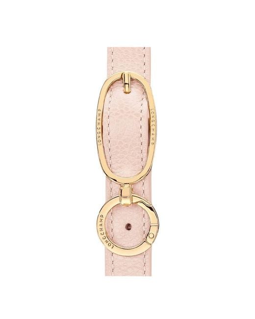 Longchamp Pink Le Foulonné S Grained-Leather Shoulder Bag
