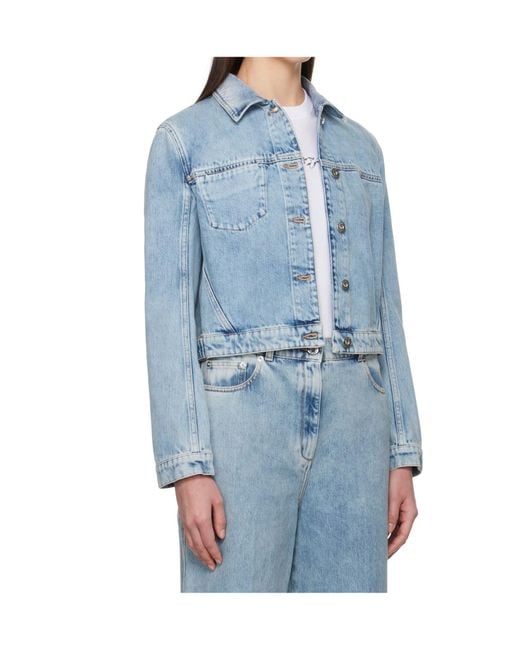 Lanvin Blue Short Denim Jacket