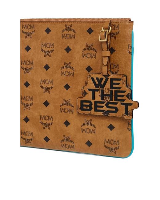 MCM Brown X We The Best Crossbody Pouch