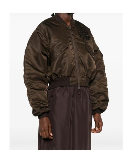 CECILIE BAHNSEN Brown Long-Sleeved Casual Jacket